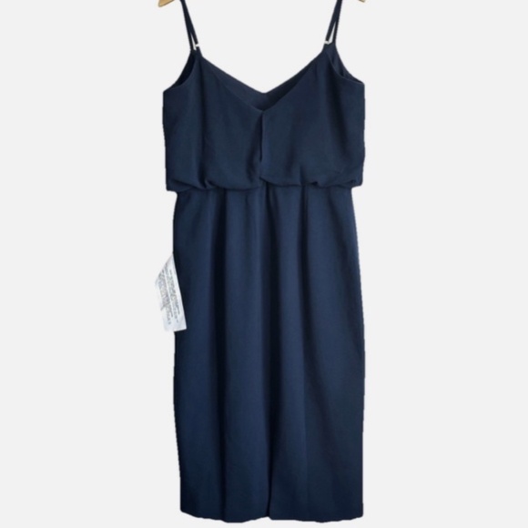 Dress the Population Alondra Blouson Sheath Dress Size: L - Picture 4 of 7